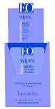 EO Sanitizing Hand Wipes, Organic Lavender, Biodegradable, 24-Count Boxes (Pack of 2)