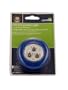 Leviton LEDPL-L Battery Operated LED push On/Off Everywhere Light, with 3 AAA Batteries, Blue