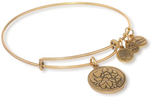 Alex and Ani "Because I Love You" Expandable Wire Bangle Bracelet