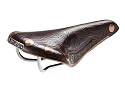 Brooks Saddles Team Professional Alpe D'Huez Bicycle Saddle (Men's, Chrome Rails, Honey)