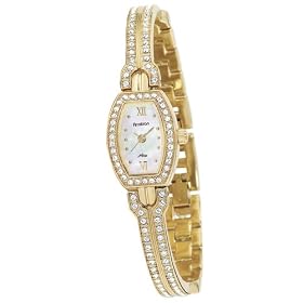 Armitron Women's Swarovski Crystal Accented Bangle Watch #75-3573MPGP