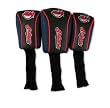 Cleveland Indians 3 Pack Mesh Longneck Headcover Set