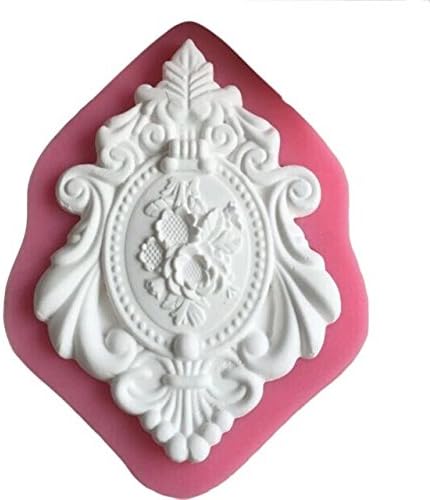 Beautiful Vintage Frame Silicone Mold For Fondant Cake , SugarCraft, Chocolate molds, Cupcake Decoration Tools and more