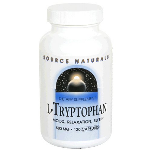 Source Naturals L-Tryptophan, 500 mg, Capsules, 120 capsules