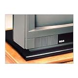 Black Satin Tv Swivel 14IN Wide