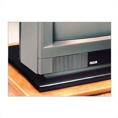 Black Satin Tv Swivel 14IN Wide