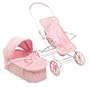 Rosebud 3-In-1 Doll Pram/Carrier/Stroller - Pink