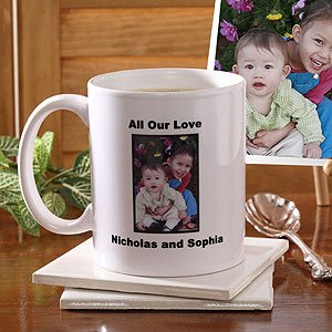 Best Cheap Loving You Personalized Photo Message Ceramic Coffee Mug