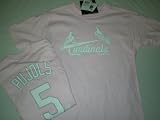 St. Louis Cardinals Albert Pujols Pink 7-16 Majestic Youth T-Shirt