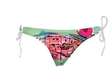 Guess Green Tunnel Side-tie Swimsuit-bottoms