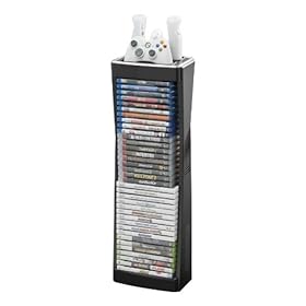  LevelUp Evolution Controller and Game Storage Tower Black