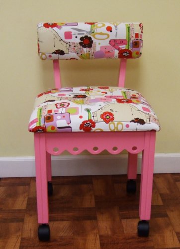 Arrow Pink Sewing Chair
