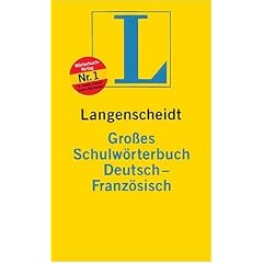 Langenscheidt Gro�es Schulw�rterbuch Deutsch-Franz�sisch