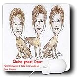 Londons Times Funny Panel Hollywood Cartoons - Claire Great Dane - Mouse Pads