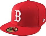 MLB Boston Red Sox Scarlet with White 59FIFTY Fitted Cap