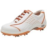  : ECCO Women's Casual Pitch Hydromax Golf Shoe,White/Orange,40 EU (9-9.5 US)