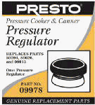 Presto #09978 Indicator/Regulator