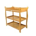 Sleigh Changing Table with Honey Finish