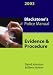 Evidence and Procedure 2003 (Blackstone's Police Manuals)