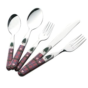 Pfaltzgraff Snow Bear 20-Piece Flatware Set, Service for 4