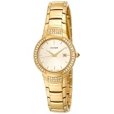 Pulsar Ladies Dress Sport 58 Swarovski Crystal Champagne Dial Gold-Tone Watch #PXT714 by Pulsar