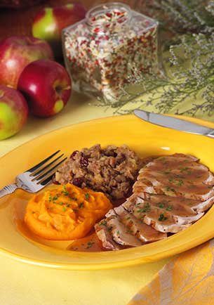 Home Bistro Pork Loin in a Reduced Apple Cider Sauce