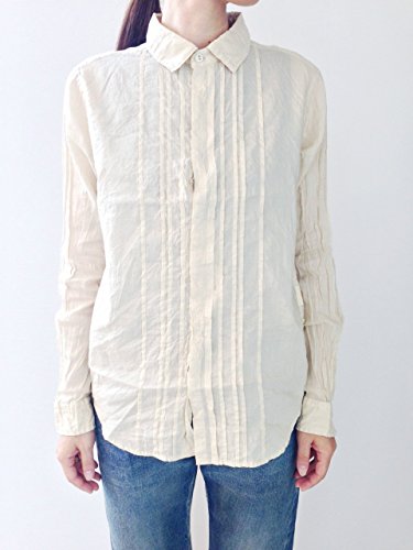 (ヴラスブラム) Vlas Blomme 131212 シルクリネンピンタックシャツ