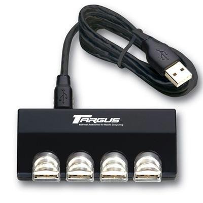 New Targus Ultra Mini 4-Port Usb 1.1 Hub External Hot-Swappable Small Compact Design Plug-And-Play