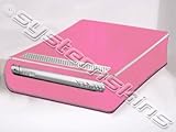 Xbox 360 HD DVD Skin - NEW - PINK CHROME MIRROR system skins faceplate deca ....