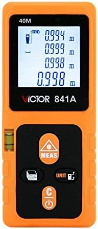 California Sugar 40M/154FT Handy Laser Distance Meter with Mute Function Laser Distance Measure with Larger Data Storage Backlit Display