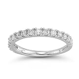 14k White Gold Diamond Anniversary Band (1/2 cttw, H-I Color, I1-I2 Clarity)
