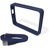 WD Grip Pack for My Passport Ultra 2TB with USB 3.0 Cable, Slate (WDBFMT0000NBA-NASN)