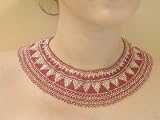 Volcano -- Beaded Necklace #434