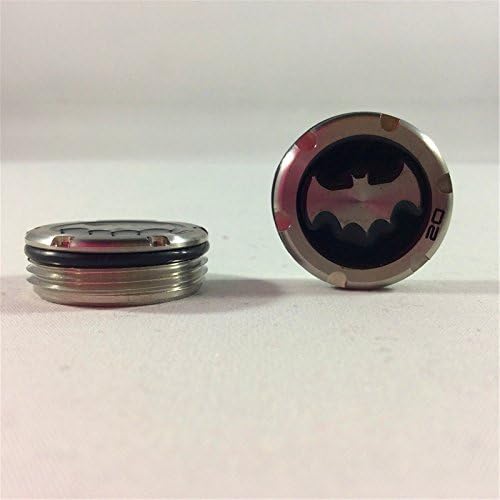 BarginsZone 1 pair 20g Red Weights for Scotty Cameron Putter Deluxe BatMan Tour Style Accurate weight (Black)