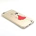 iPhone 6 Case, iPhone 6s Case, JAHOLAN Amusing Whimsical Designs Clear TPU Soft Case Rubber Silicone Skin Cover for Normal 4.7 inches iPhone 6/6s - Love Skirt Girl