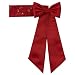 - Red Flower Girl Sash - M (fits size 7-10)