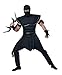 California Costumes Men's Stealth Ninja Costume, Black, X-Large
