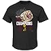 NBA Cleveland Cavaliers Mens NBA Short sleeve Basic Tee Play Off Program Talk To The Rings, black, X-Large