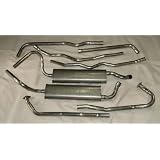Dual Exhaust System - aluminized steel - 2 mufflers by Waldron's Antiqe Exhaust