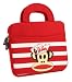 Paul Frank Themed Apple iPad / 10″ Tablet Sleeve with Handles in Sailor Red (Neoprene, Water Resistant, Dual YKK Zippers, Outer Pocket, Soft Plush Inner Lining)