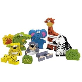 Magnetic Wooden Animags - Wild Animals