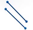 Blue Anodized Stainless Steel Industrial - 14 Gauge - 1.75 Inches Length - Sold as a Pair