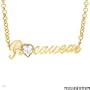 ROCA WEAR High Quality Necklace With Genuine Swarovski Crystal Crafted in Gold Plated Base Metal. Total item weight 14.4g