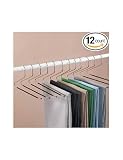 12 piece set of Jobar Slacks Hangers Open Ended pants Easy Slide Organizers