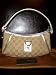 NEW PLATINUM LEATHER TRIM ABBEY GUCCI HANDBAG With D RING