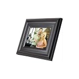 Mustek 7-Inch Digital Photo Frame Compatible with iPod (Mahogany)