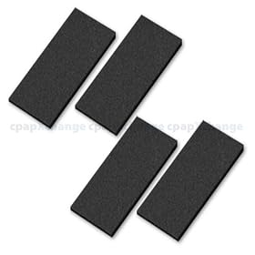 (2)-Reusable Black Foam Filters for M Series Plus, M Series Pro, M Series Auto, M Series Bipap Auto, M Series Bipap Plus