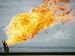 Oil Well Fire Industrial Architecture Photographic Poster Print by W. E. Garrett, 48x36