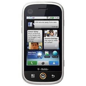 Motorola CLIQ Android Phone, Winter White (T-Mobile)
