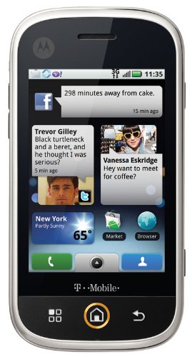 Motorola CLIQ Android Phone, Winter White (T-Mobile)